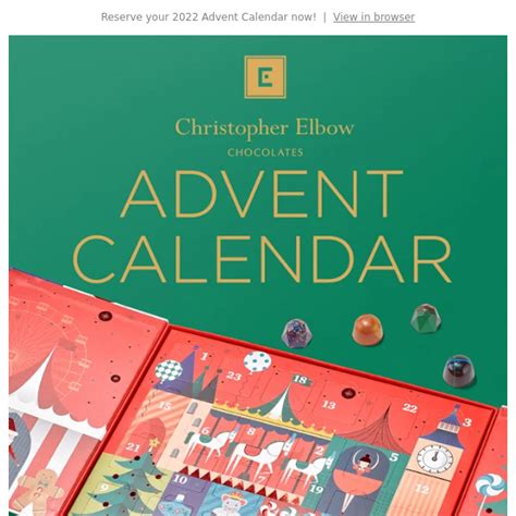 Christopher Elbow Advent Calendar